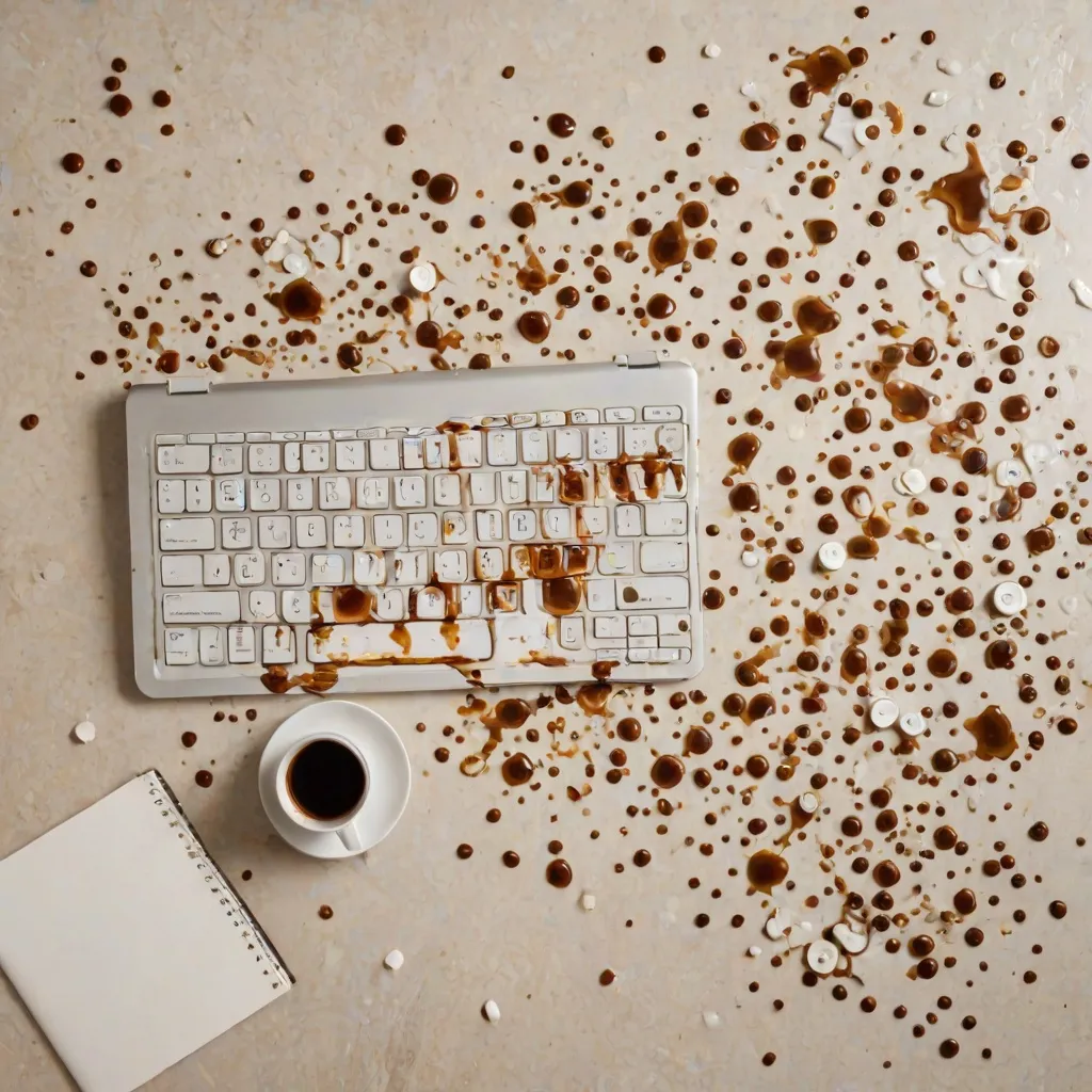 Laptop zalany kawą – jak uratować sprzęt?