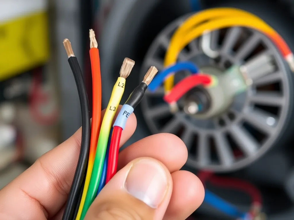 Jak podłączyć silnik 3 fazowy na 4 przewody?